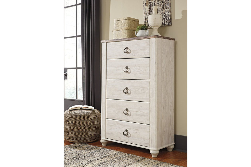Willowton Two-tone Chest of Drawers - B267-46 - Gate Furniture