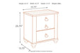 Willowton Two-tone Nightstand - B267-92 - Gate Furniture