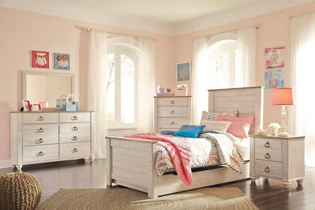 Willowton Two-tone Nightstand - B267-92 - Gate Furniture