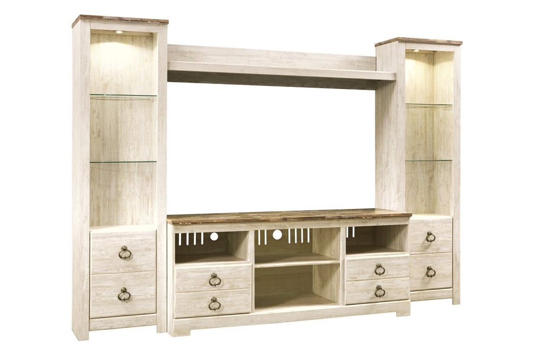 Willowton Whitewash Bridge - W267-27 - Gate Furniture