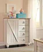 Willowton Whitewash Dressing Chest - B267-48 - Gate Furniture
