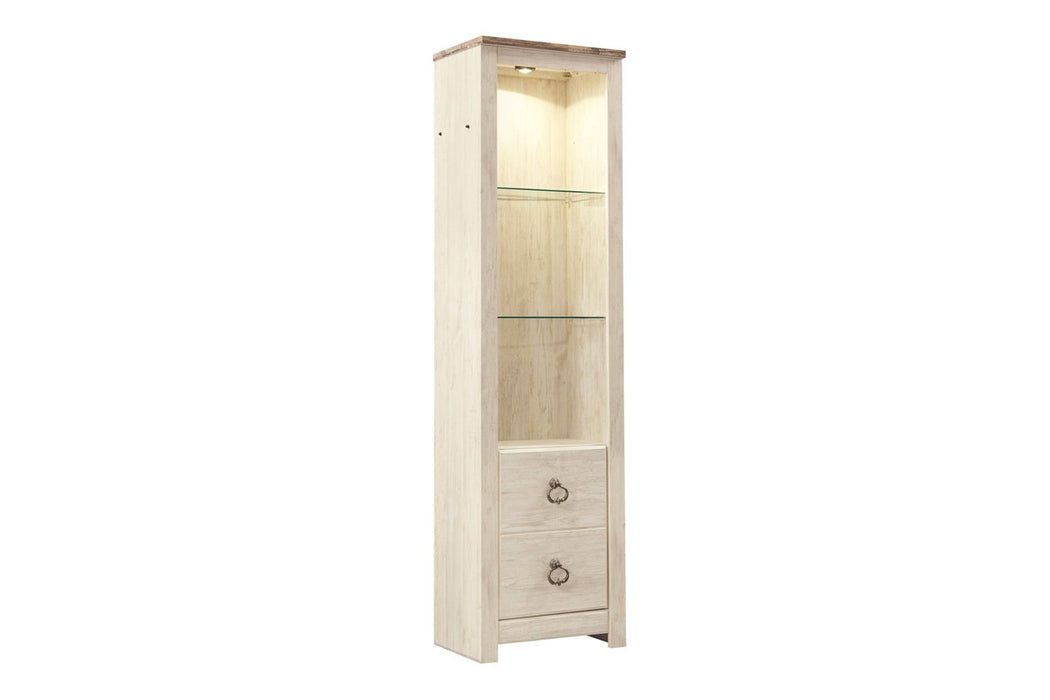 Willowton Whitewash Pier - W267-24 - Gate Furniture
