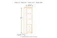 Willowton Whitewash Pier - W267-24 - Gate Furniture