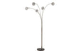 Winter Silver Finish Arc Lamp - L725089 - Gate Furniture