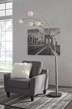 Winter Silver Finish Arc Lamp - L725089 - Gate Furniture