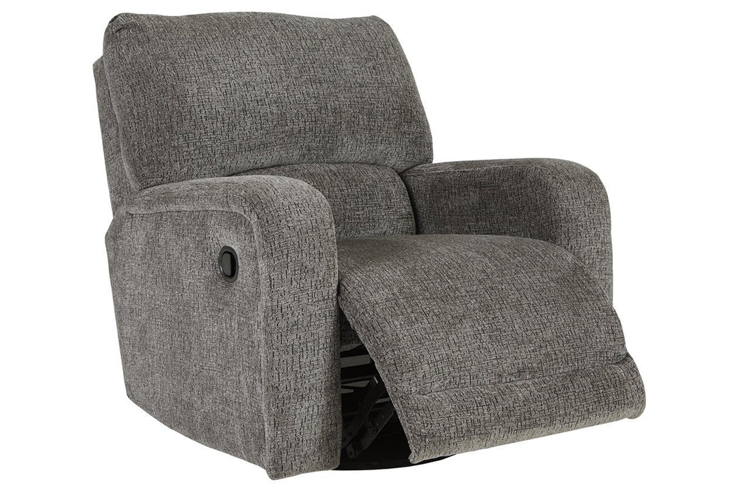 Wittlich Slate Swivel Glider Recliner - 5690161 - Gate Furniture