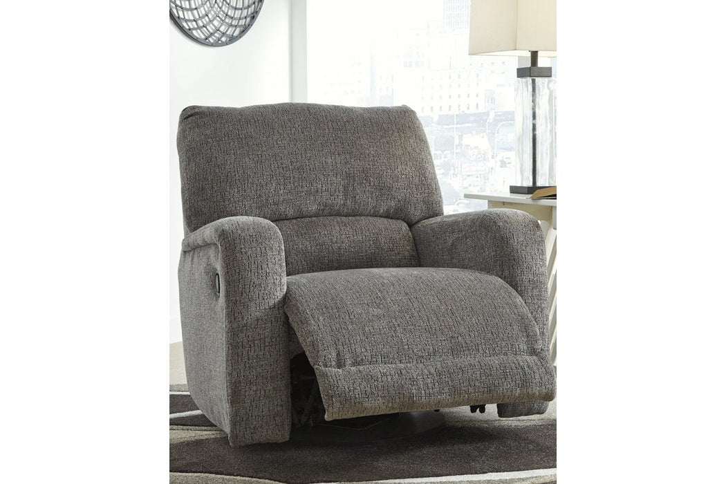 Wittlich Slate Swivel Glider Recliner - 5690161 - Gate Furniture