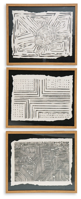 Wonderstow Wall Art (Set of 3) - A8000351 - In Stock Furniture