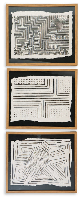 Wonderstow Wall Art (Set of 3) - A8000351 - In Stock Furniture