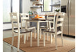 Woodanville Cream/Brown Dining Chair (Set of 2) - D335-01 - Gate Furniture