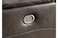 Wurstrow Smoke Power Recliner - U5460213 - Gate Furniture