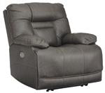 Wurstrow Smoke Power Recliner - U5460213 - Gate Furniture
