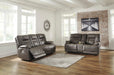 Wurstrow Smoke Power Reclining Living Room Set - Gate Furniture