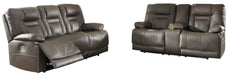 Wurstrow Smoke Power Reclining Living Room Set - Gate Furniture