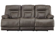 Wurstrow Smoke Power Reclining Sofa - U5460215 - Gate Furniture