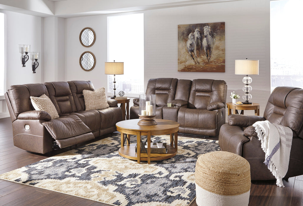 Wurstrow Umber Power Reclining Living Room Set - Gate Furniture