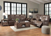 Wurstrow Umber Power Reclining Living Room Set - Gate Furniture