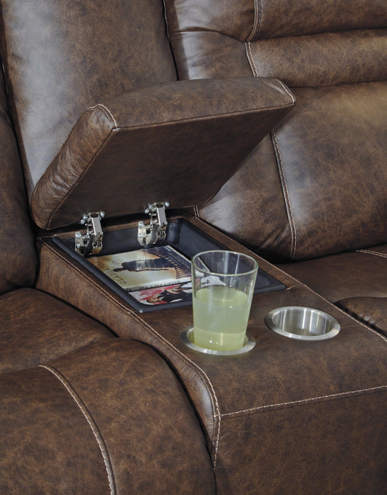Wurstrow Umber Power Reclining Living Room Set - Gate Furniture