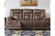 Wurstrow Umber Power Reclining Sofa - U5460315 - Gate Furniture
