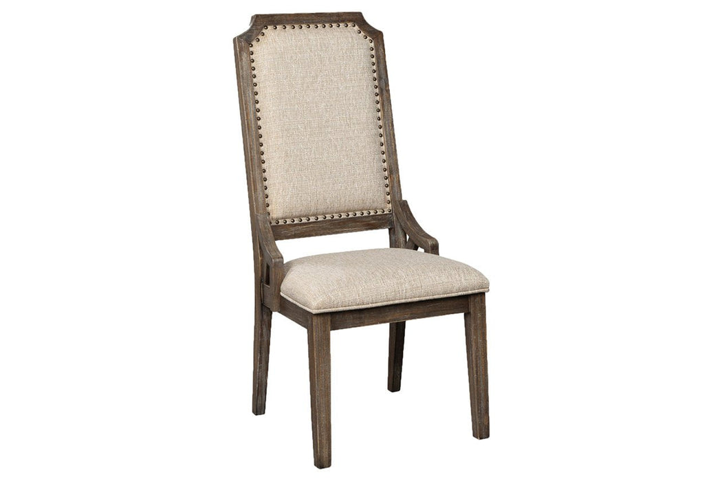 Wyndahl Rustic Brown Dining Chair (Set of 2) - D813-02 - Gate Furniture