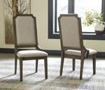 Wyndahl Rustic Brown Dining Chair (Set of 2) - D813-02 - Gate Furniture