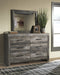 Wynnlow Gray Crossbuck Panel Bedroom Set - Gate Furniture