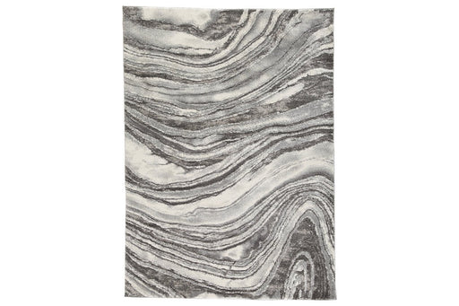 Wysdale Cream/Gray Medium Rug - R404902 - Gate Furniture
