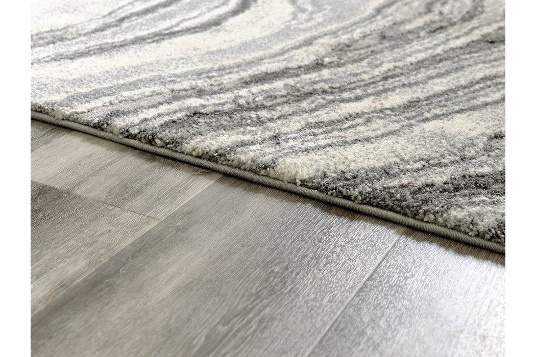 Wysdale Cream/Gray Medium Rug - R404902 - Gate Furniture