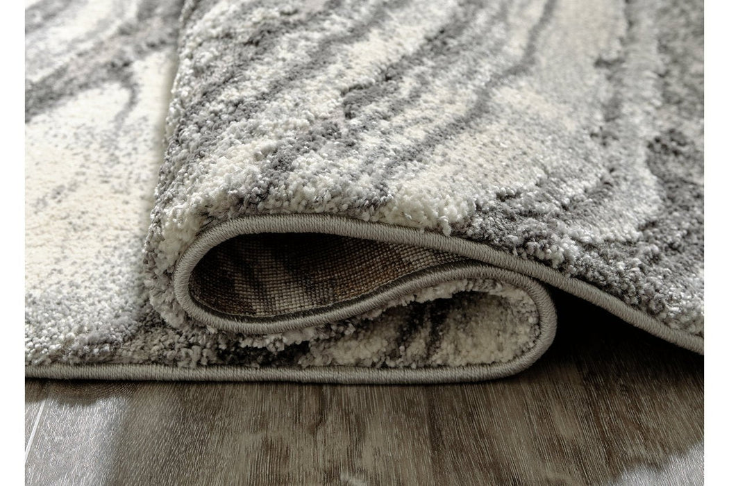 Wysdale Cream/Gray Medium Rug - R404902 - Gate Furniture
