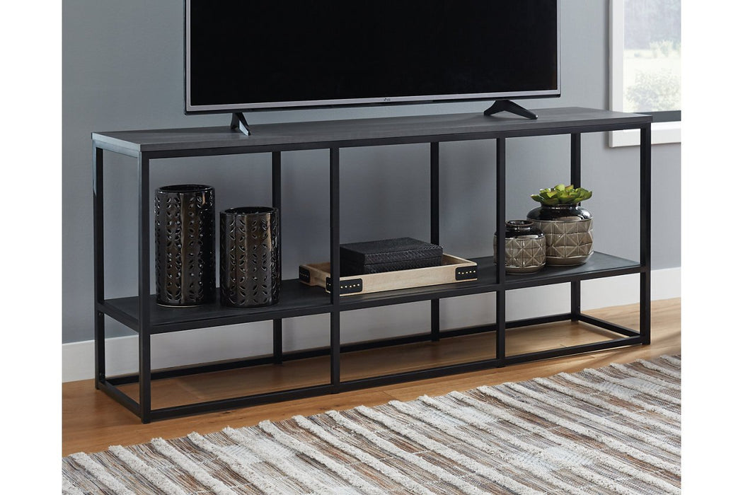 Yarlow Black 65" TV Stand - W215-10 - Gate Furniture