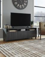 Yarlow Black 70" TV Stand - W215-66 - Gate Furniture
