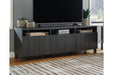 Yarlow Black 70" TV Stand - W215-66 - Gate Furniture