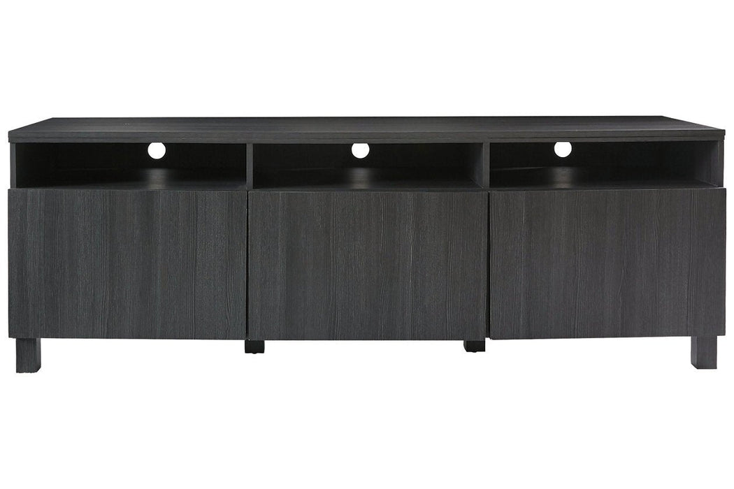 Yarlow Black 70" TV Stand - W215-66 - Gate Furniture