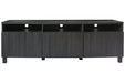 Yarlow Black 70" TV Stand - W215-66 - Gate Furniture