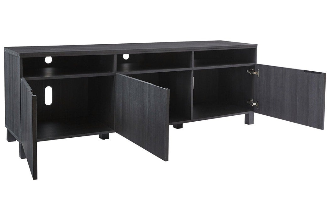 Yarlow Black 70" TV Stand - W215-66 - Gate Furniture