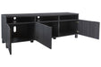 Yarlow Black 70" TV Stand - W215-66 - Gate Furniture