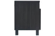 Yarlow Black 70" TV Stand - W215-66 - Gate Furniture