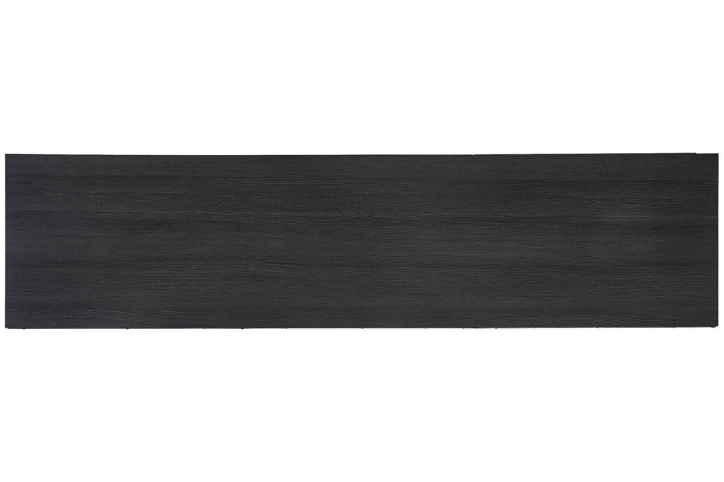 Yarlow Black 70" TV Stand - W215-66 - Gate Furniture