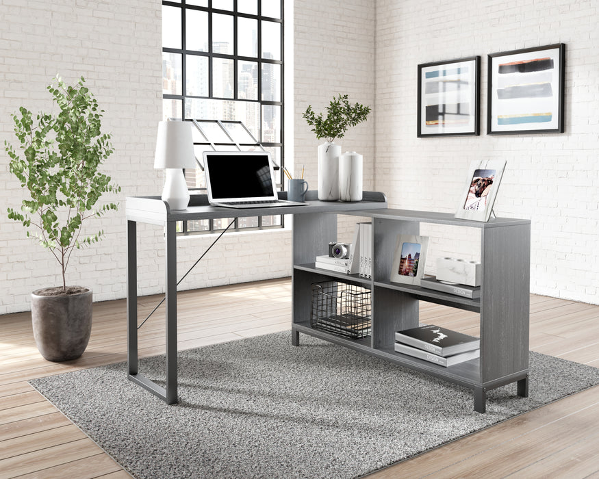 Yarlow Home Office L-Desk - H215-24 - In Stock Furniture