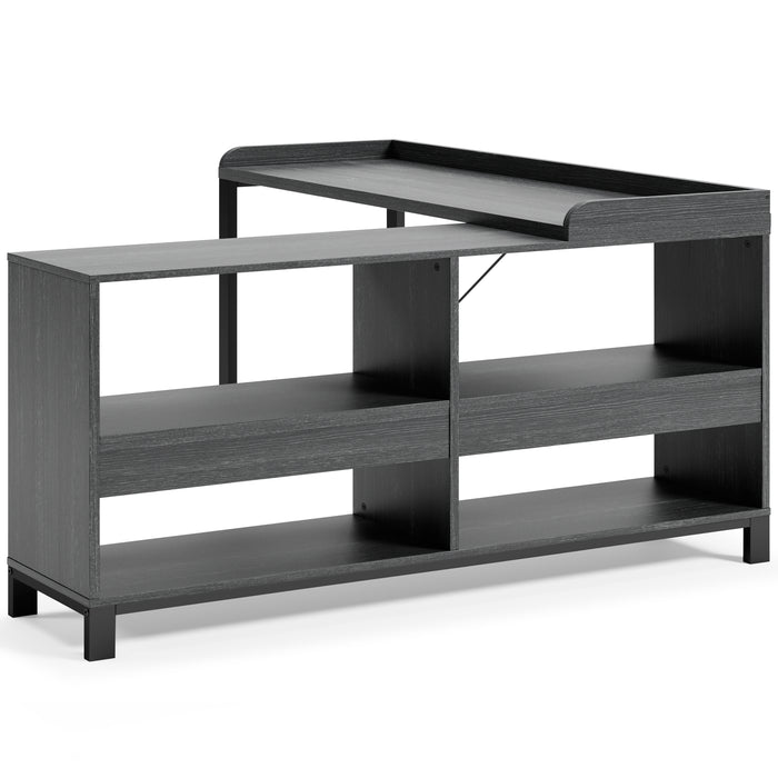 Yarlow Home Office L-Desk - H215-24 - In Stock Furniture