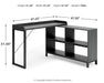 Yarlow Home Office L-Desk - H215-24 - In Stock Furniture