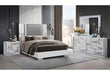 Ylime White Marble Queen Bed Group - YLIME-WHITE MARBLE-QBG - Gate Furniture