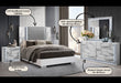 Ylime White Marble Queen Bed Group - YLIME-WHITE MARBLE-QBG - Gate Furniture