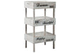 Yulton Antique White Storage Shelf - A4000091 - Gate Furniture