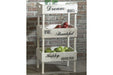 Yulton Antique White Storage Shelf - A4000091 - Gate Furniture