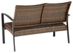 Zariyah Outdoor Love/Chairs/Table Set (Set of 4) - P330-080 - In Stock Furniture