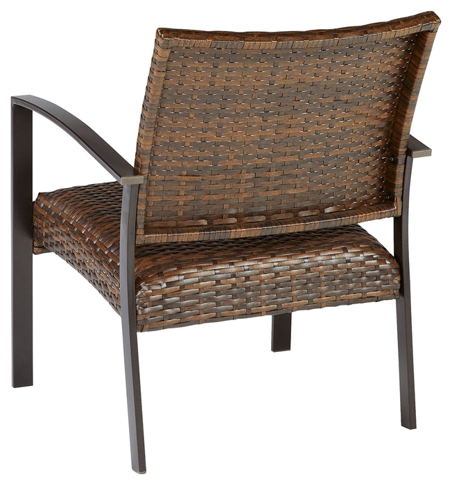 Zariyah Outdoor Love/Chairs/Table Set (Set of 4) - P330-080 - In Stock Furniture