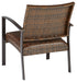 Zariyah Outdoor Love/Chairs/Table Set (Set of 4) - P330-080 - In Stock Furniture
