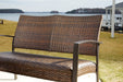 Zariyah Outdoor Love/Chairs/Table Set (Set of 4) - P330-080 - In Stock Furniture
