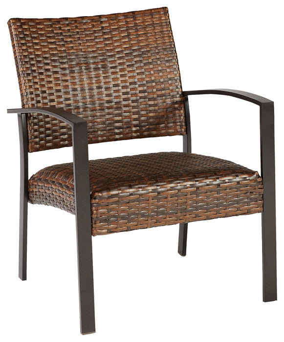 Zariyah Outdoor Love/Chairs/Table Set (Set of 4) - P330-080 - In Stock Furniture